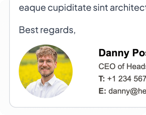 Create Email Signature